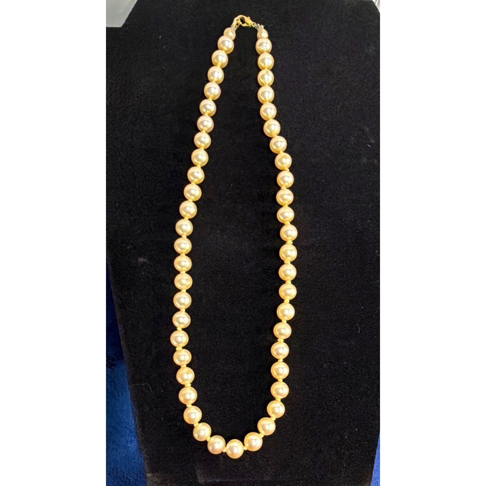 Vintage Graduated Faux Pearl Necklace Strand - For Parts / Crafting / Repair